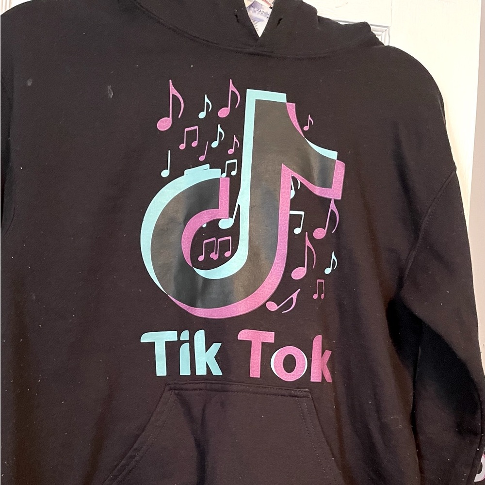 “Special Order” Adult Size Small Black Long Sleeve TIKTOK Swaetshirt